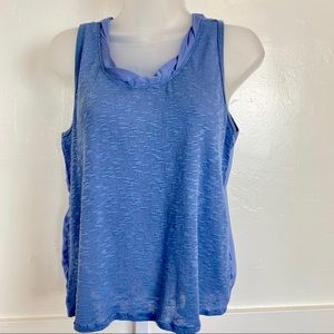 RXB Heathered Blue Sleeveless Top/Tank | S